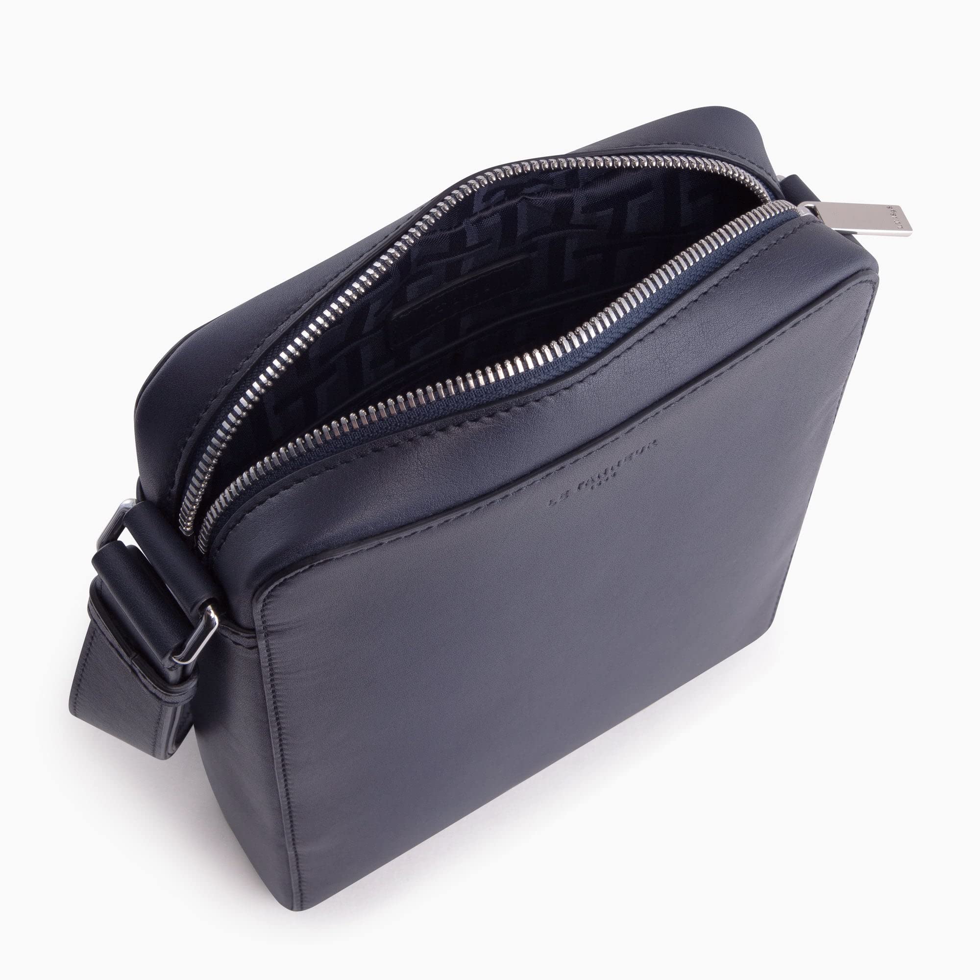 Le Tanneur Albert sacoche cuir lisse homme 18x21,5 cm