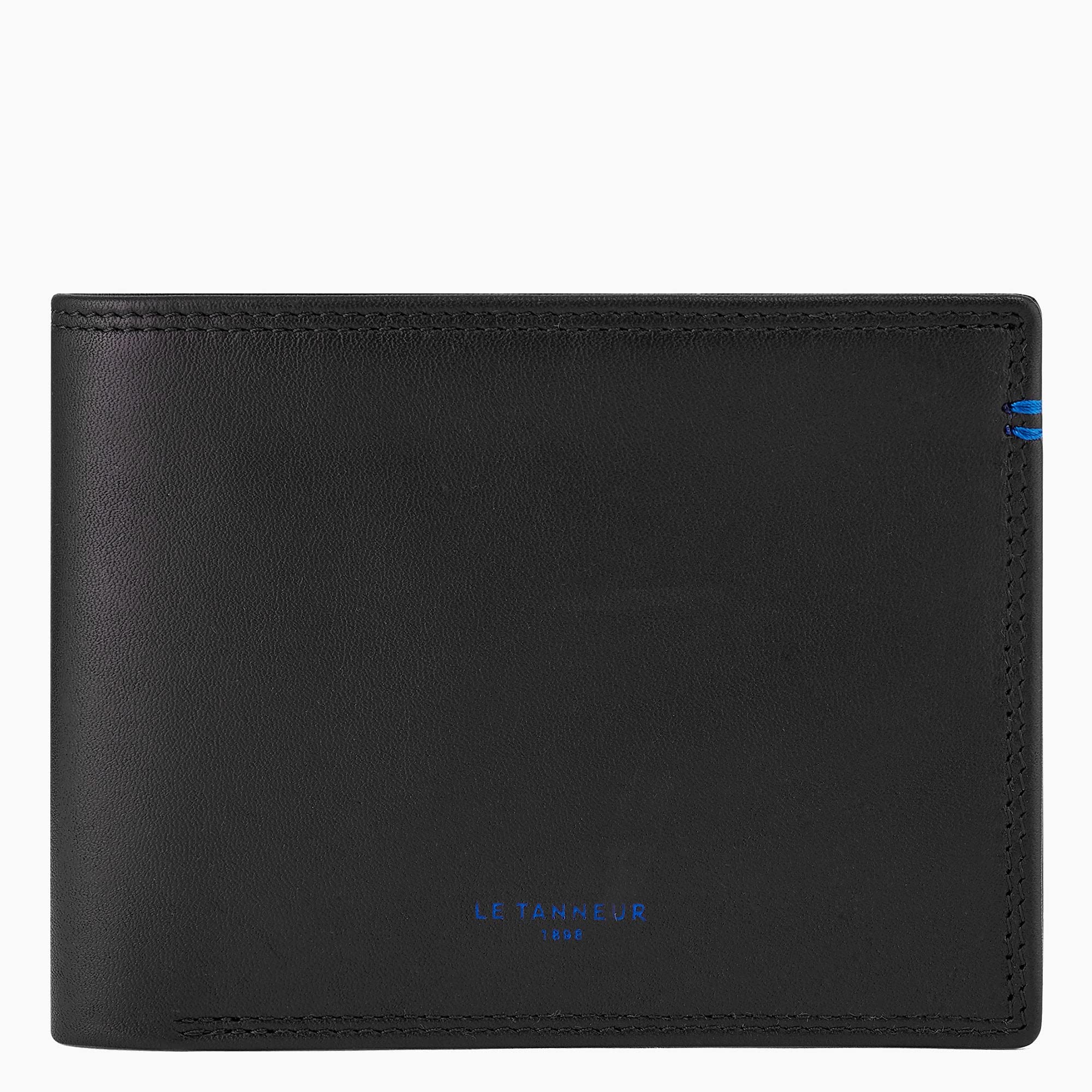 Le Tanneur Wallets coffret portefeuille zippé cuir lisse + porte-clés