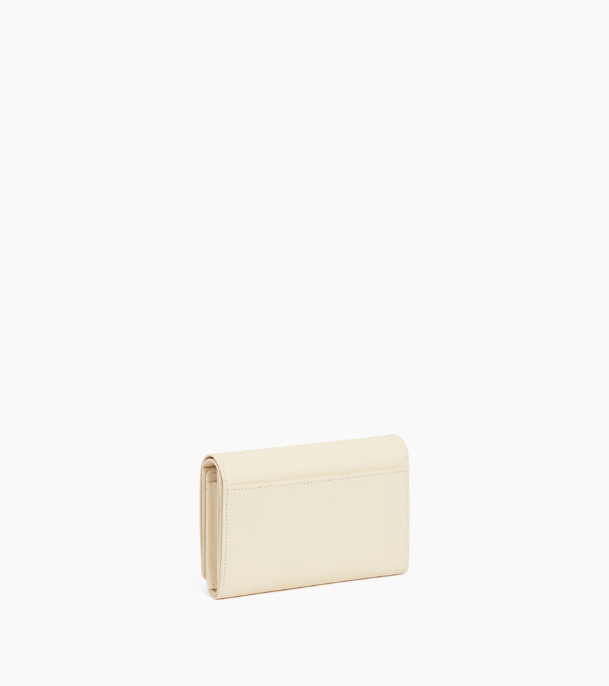 Le Tanneur Emilie portefeuille blanc fleur de sel cuir