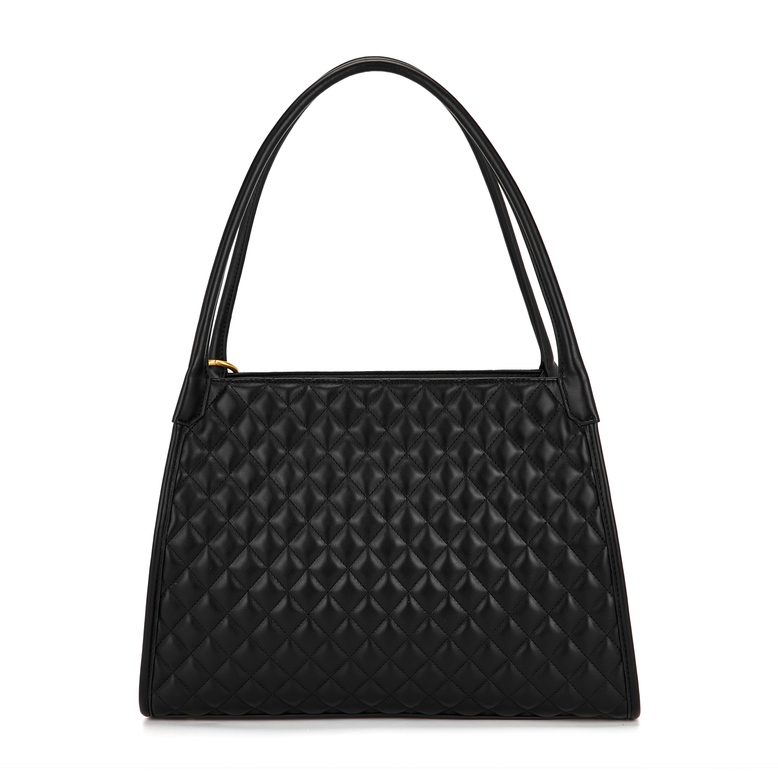 La Carrie Touchy sac cabas noir 46x14x25cm matelassé
