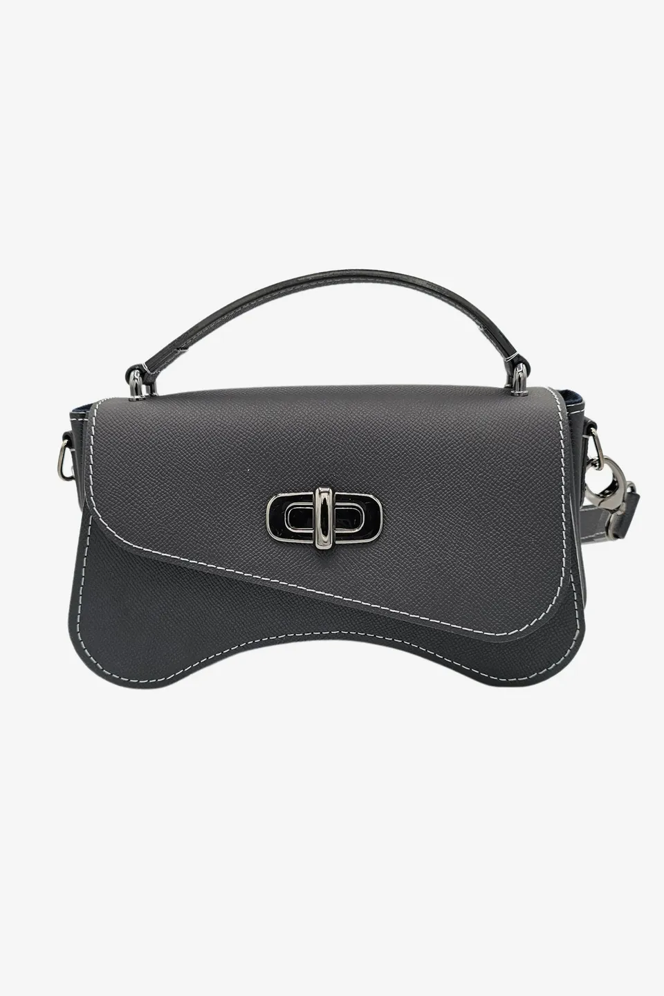 Nodie's L'Iconique sac baguette noir grainé cuir