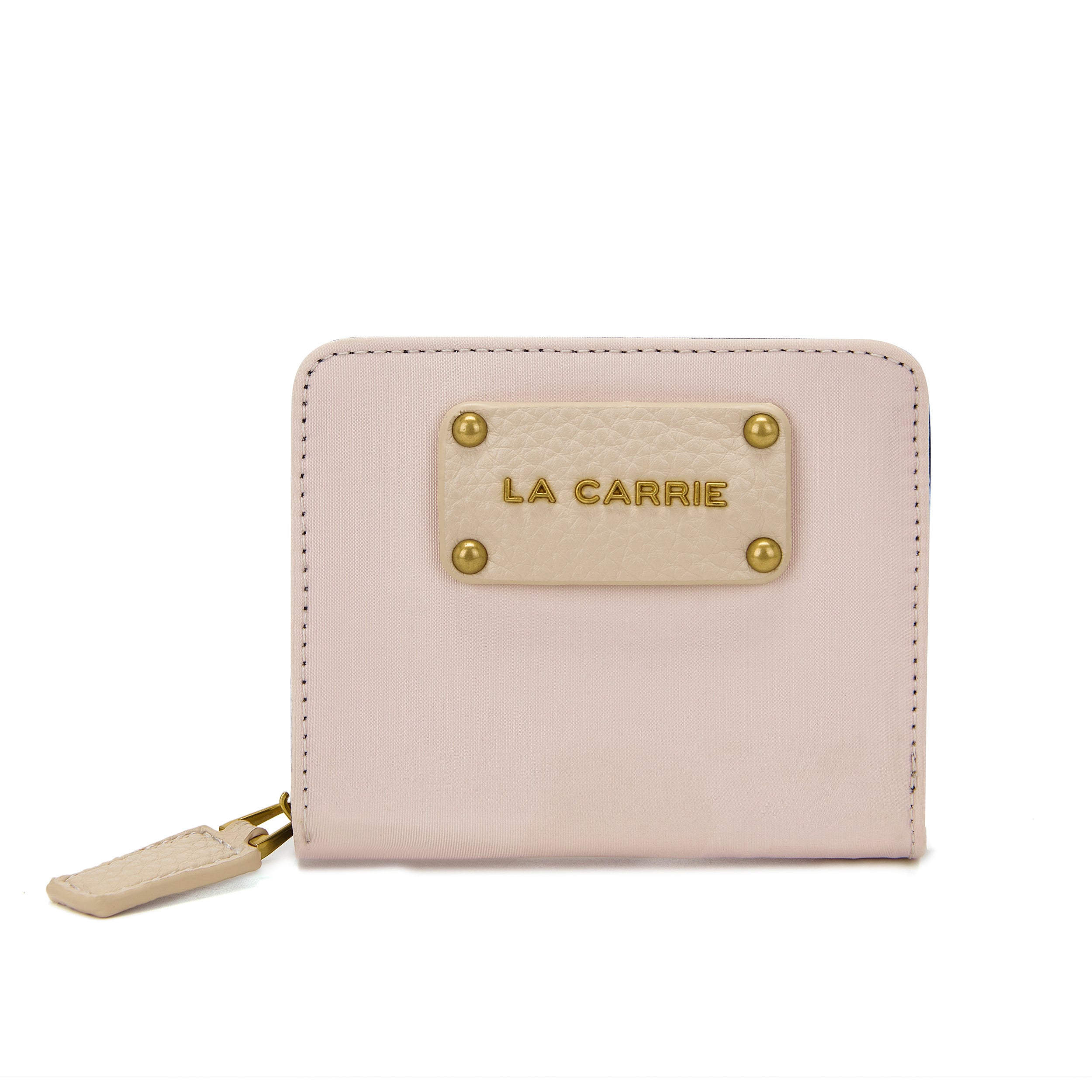 La Carrie Bag Wallet portefeuille ivoire 12x9cm nylon