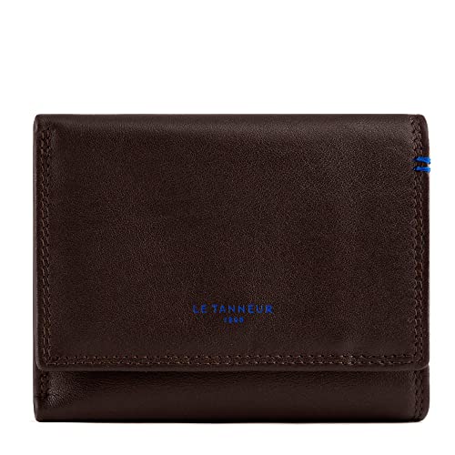 Le Tanneur Grand Porte Monnaie Cuir Lisse Homme 11x8 cm