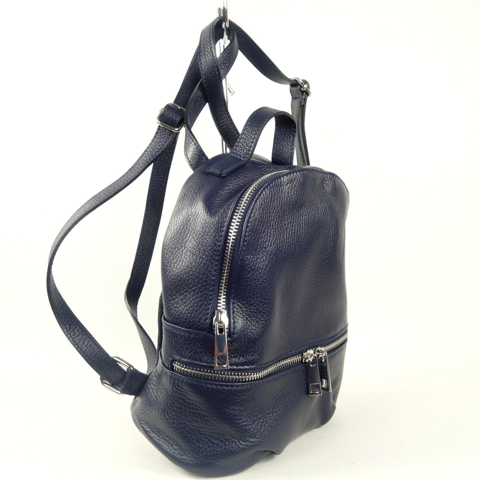 Collection Esprit Cuir GABRIEL mini sac à dos cuir bleu marine