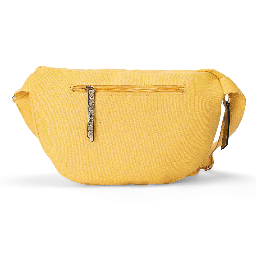 MAC ALYSTER Banane Coton sac banane M jaune