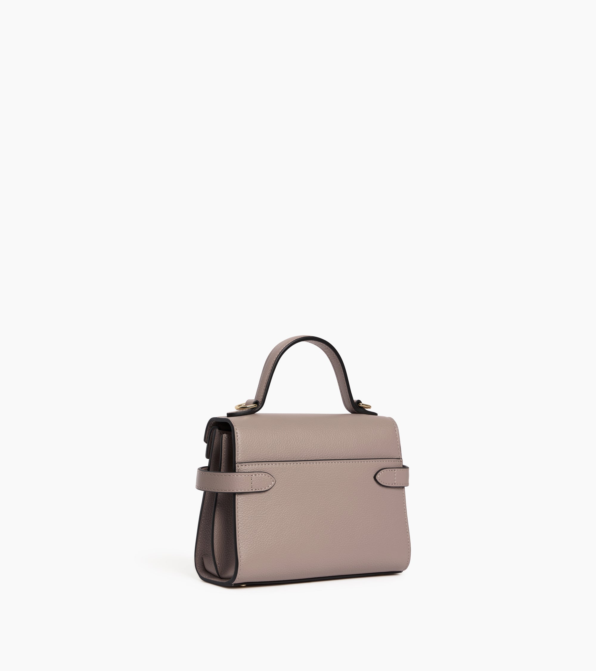 Le Tanneur Emilie petit sac cuir grainé Fossil Grey