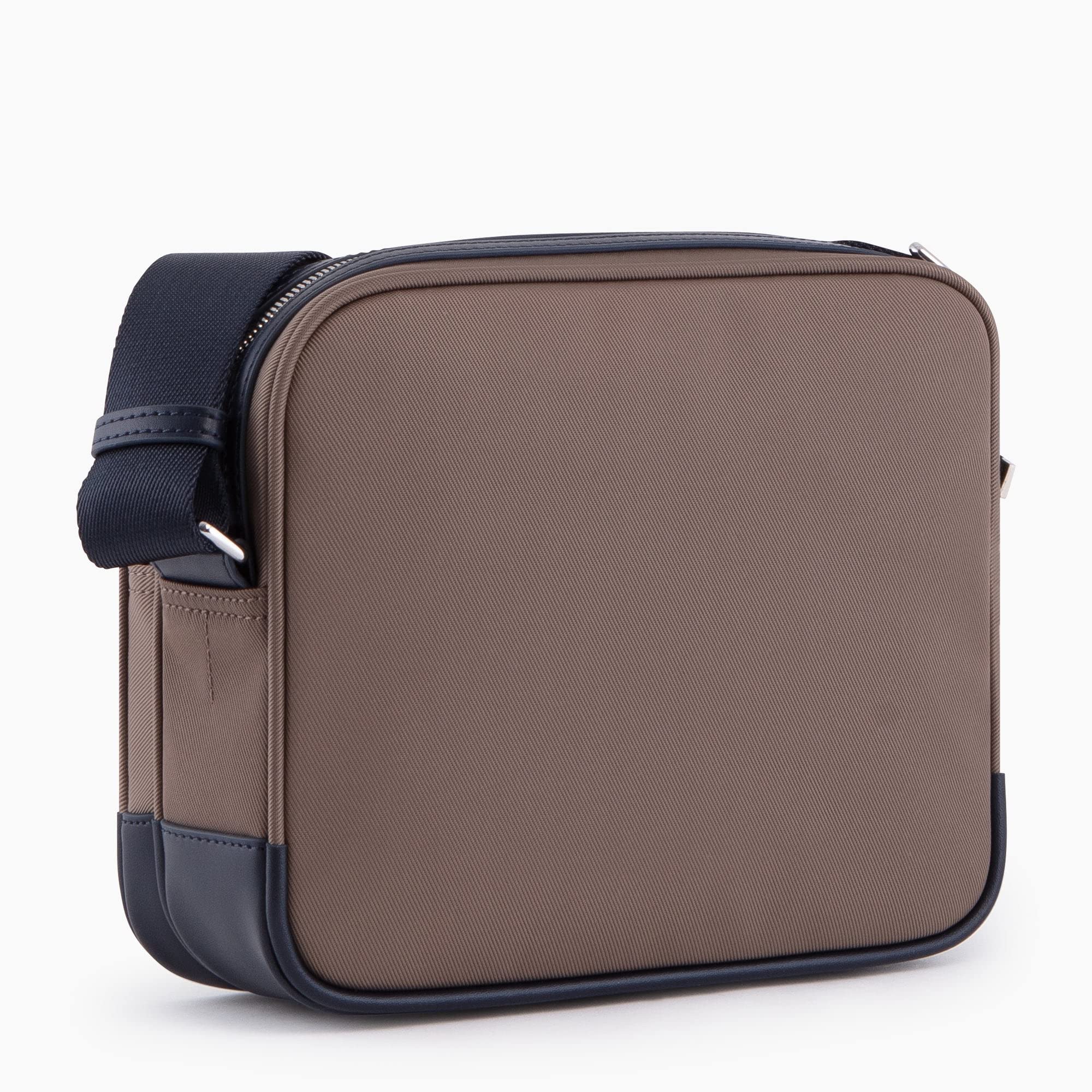 Le Tanneur Gaspard sac bandoulière toile cuir 23 cm