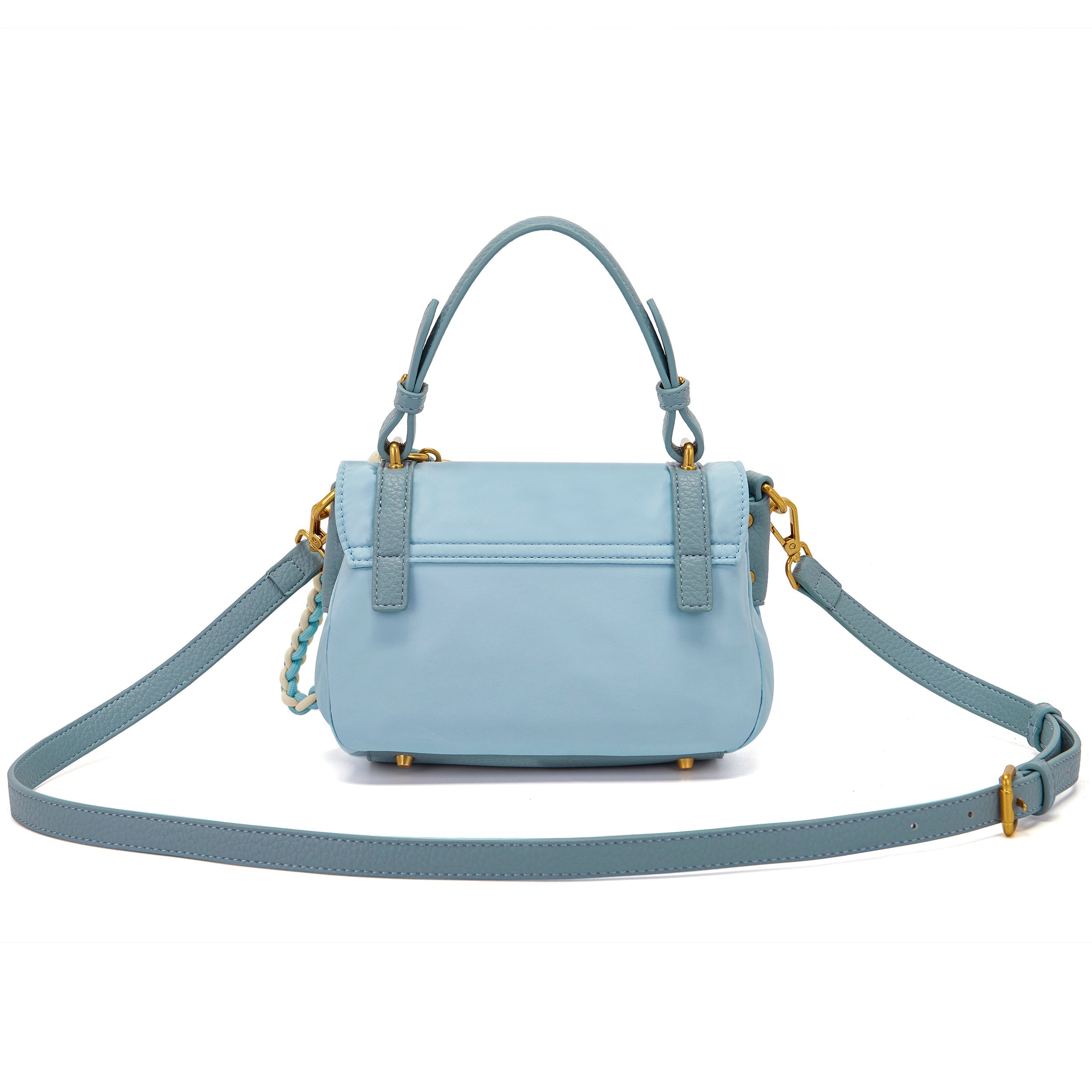 La Carrie Atena sac shopping ciel nylon 22x14 cm