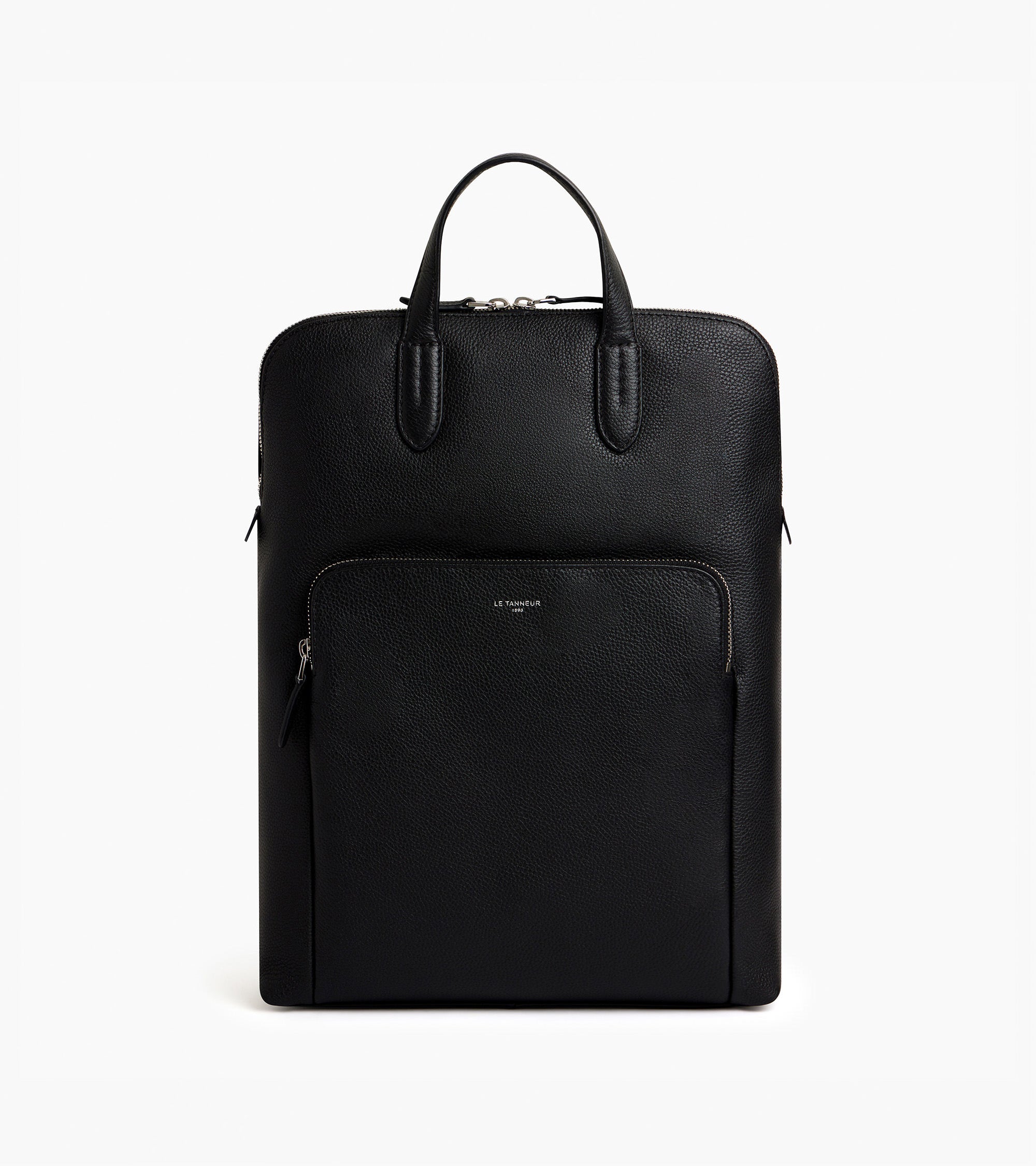 Le Tanneur Sophie sac à dos business cuir grainé noir