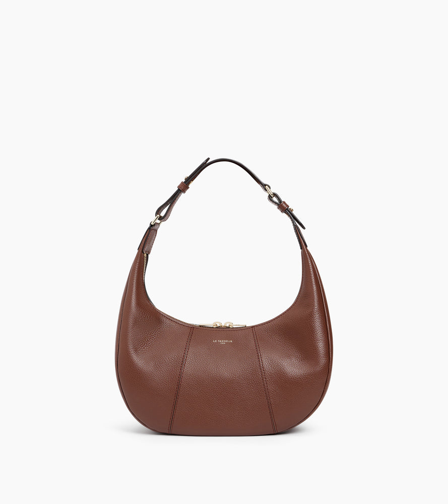 Le Tanneur Juliette petit sac hobo cuir grainé bandoulière