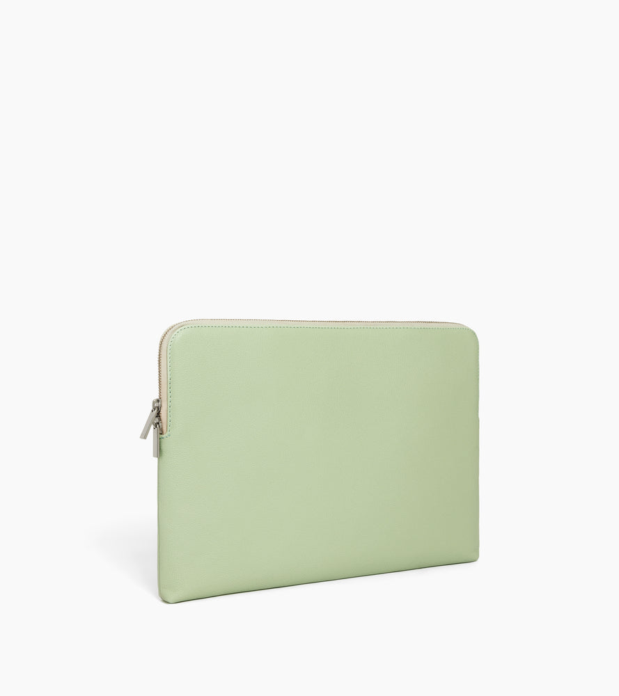Le Tanneur pochette ordinateur 14" cuir grainé doublée