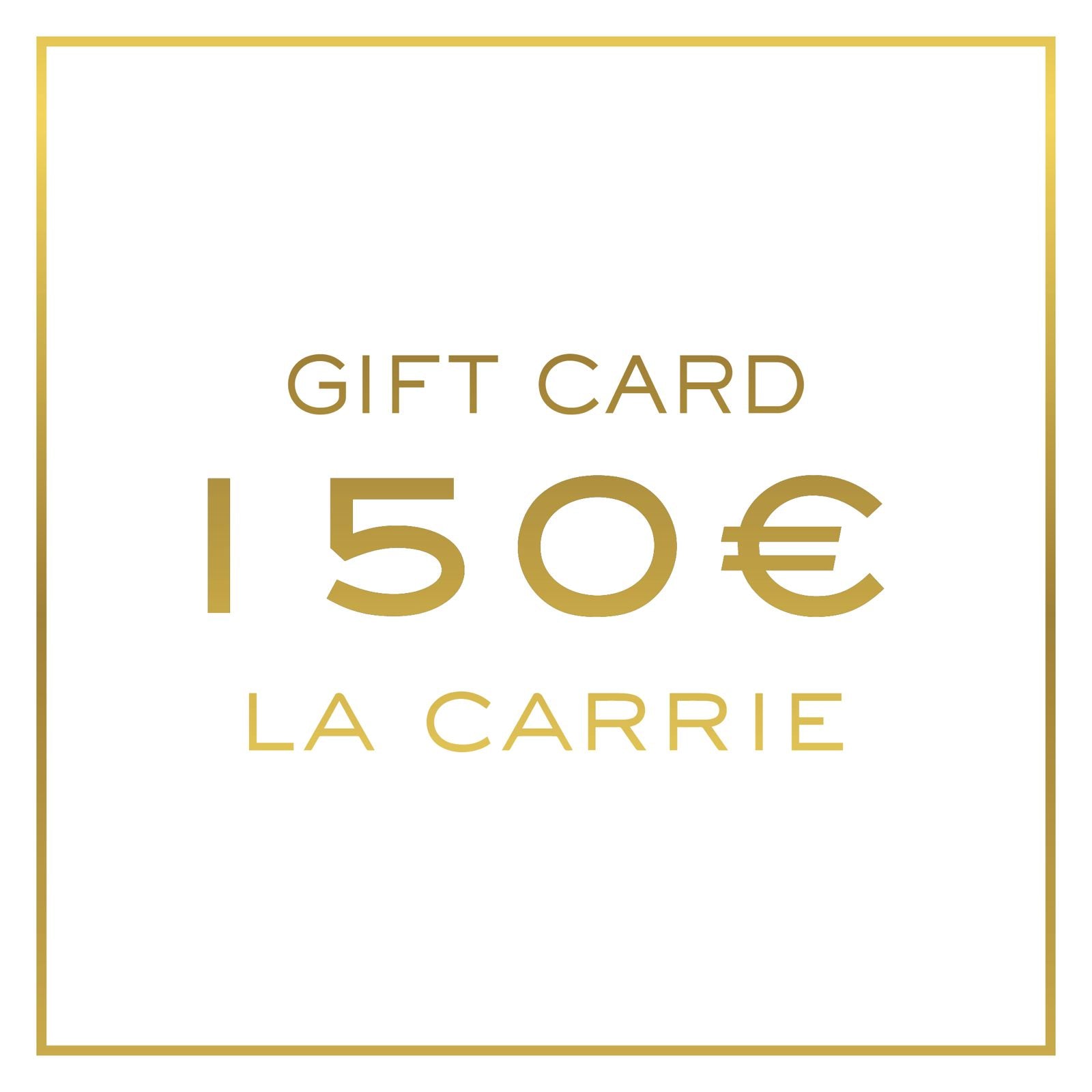 La Carrie Gift Card carte cadeau 100€ choix sac cuir