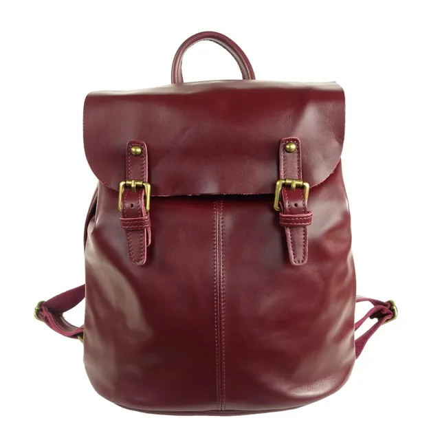 Collection Esprit Cuir Summer Sac à Dos Cuir Rouge PC 14 Pouces
