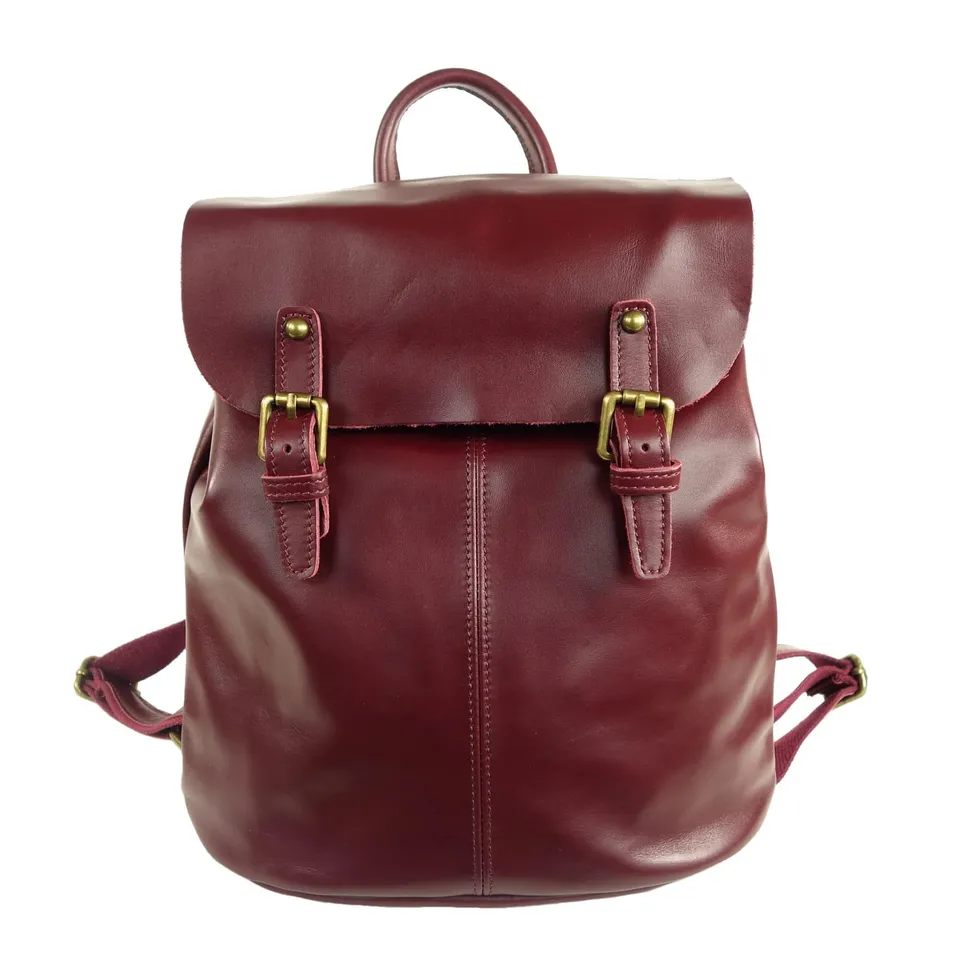Collection Esprit Cuir Summer Sac à Dos Cuir Rouge PC 14 Pouces