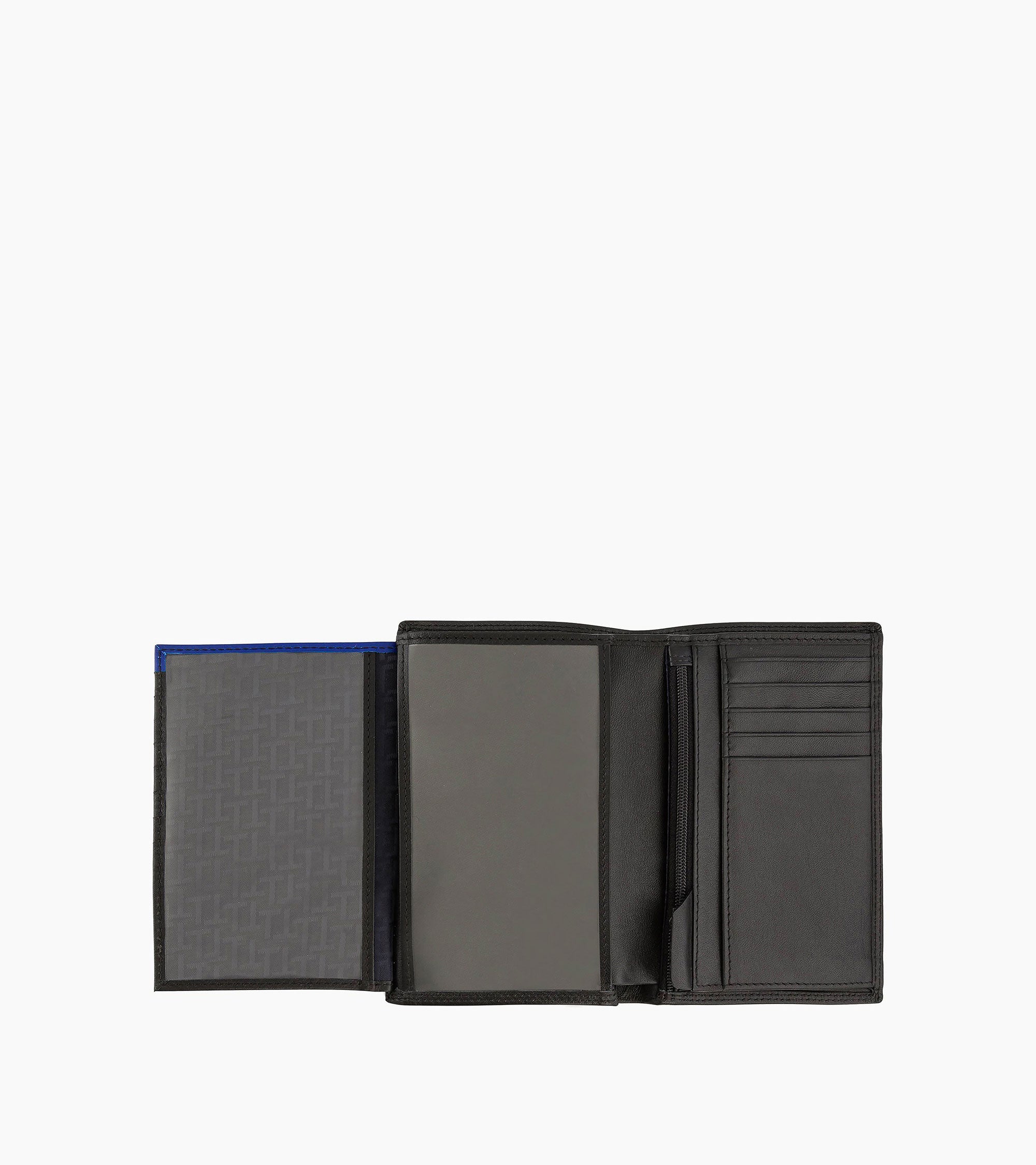 Le Tanneur Martin grand portefeuille cuir noir 2 volets