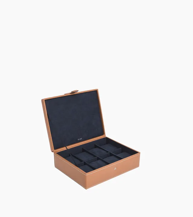 Le Tanneur Coffret 8 Montres Cuir Recyclé Naturel
