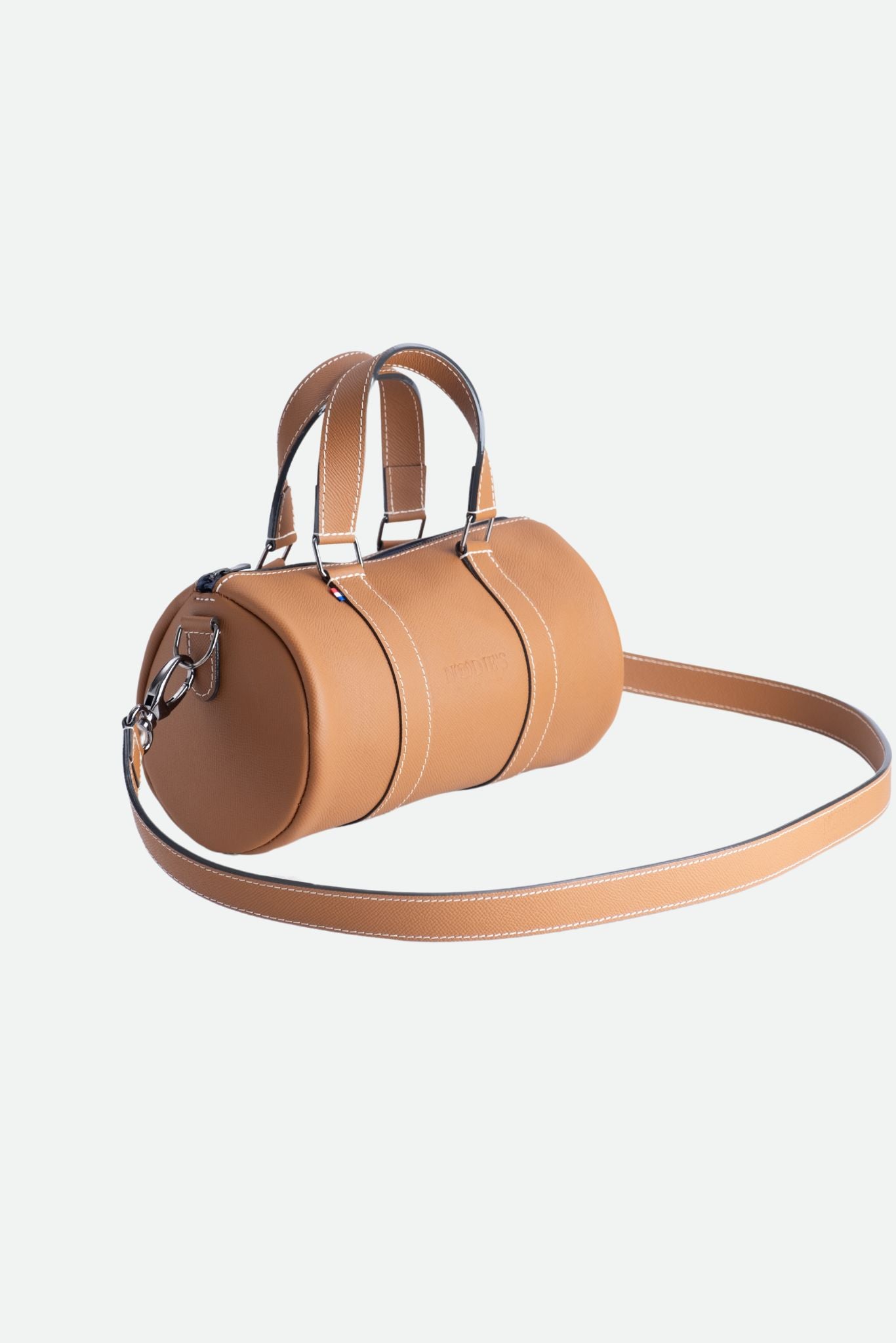 Nodie's Jim camel grainé sac bowling cuir