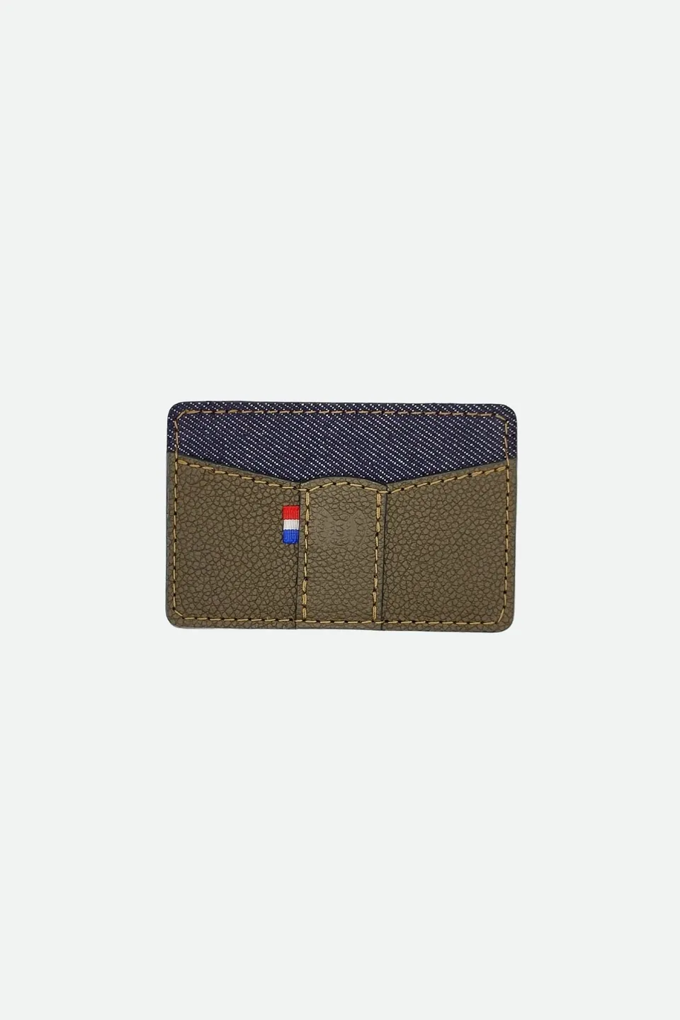Nodie's Marius kaki grainé porte-cartes kaki