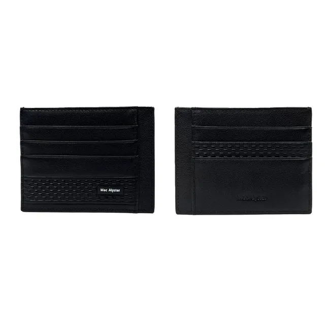 Mac Alyster Westside grand porte-cartes noir plat