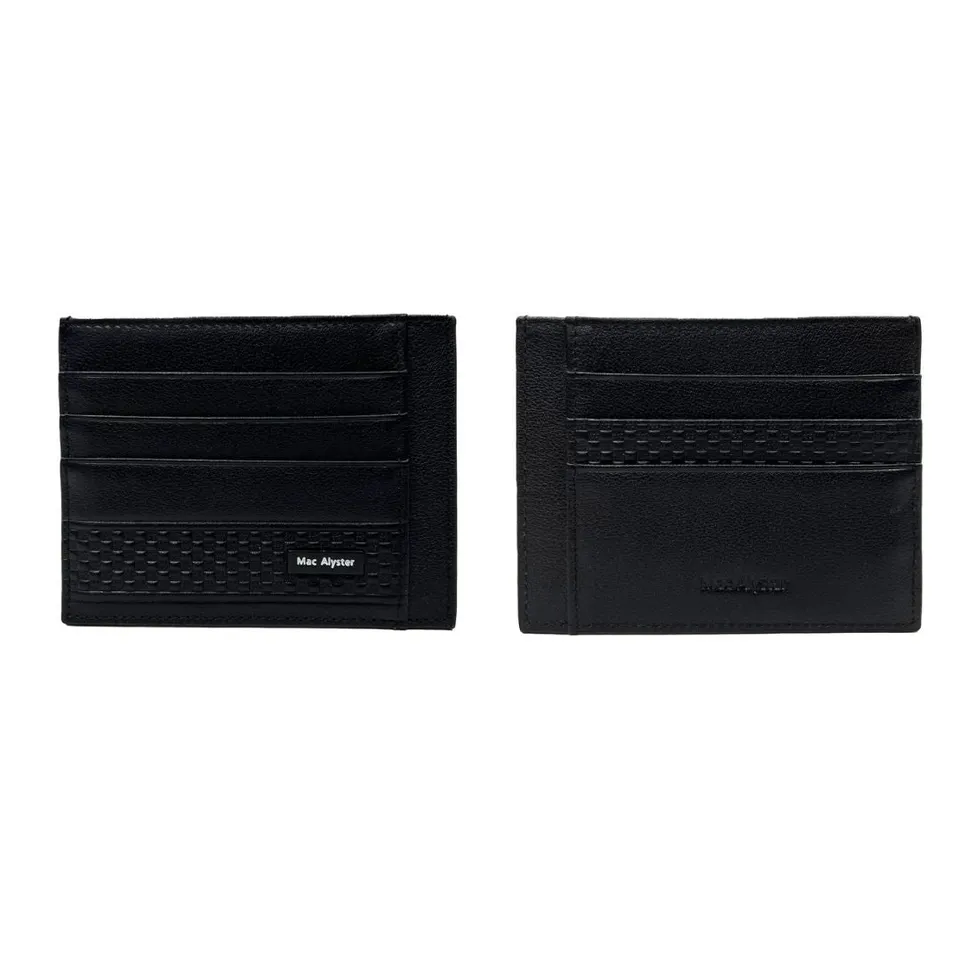 Mac Alyster Westside grand porte-cartes noir plat