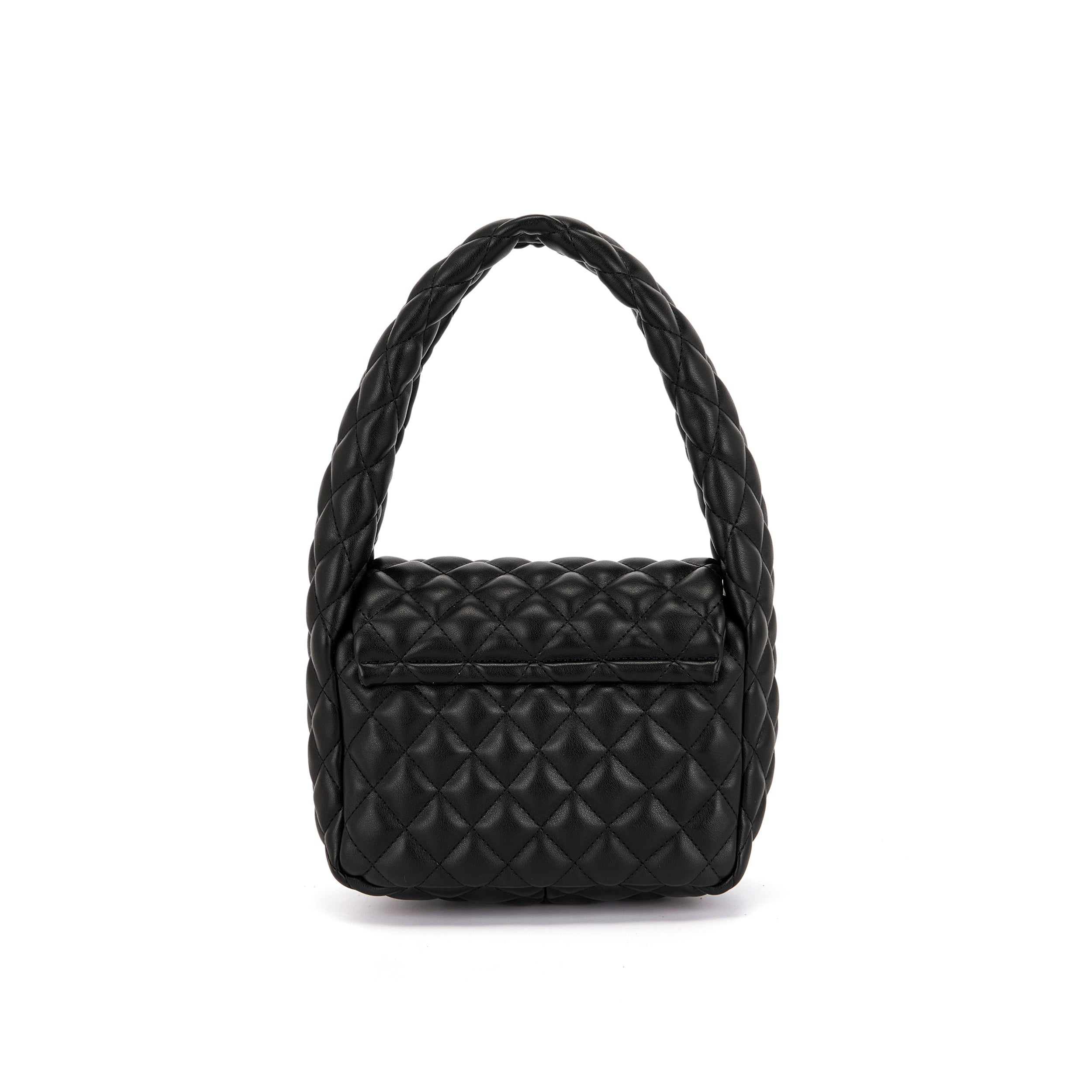 La Carrie Capsule sac bandoulière noir matelassé 19 cm