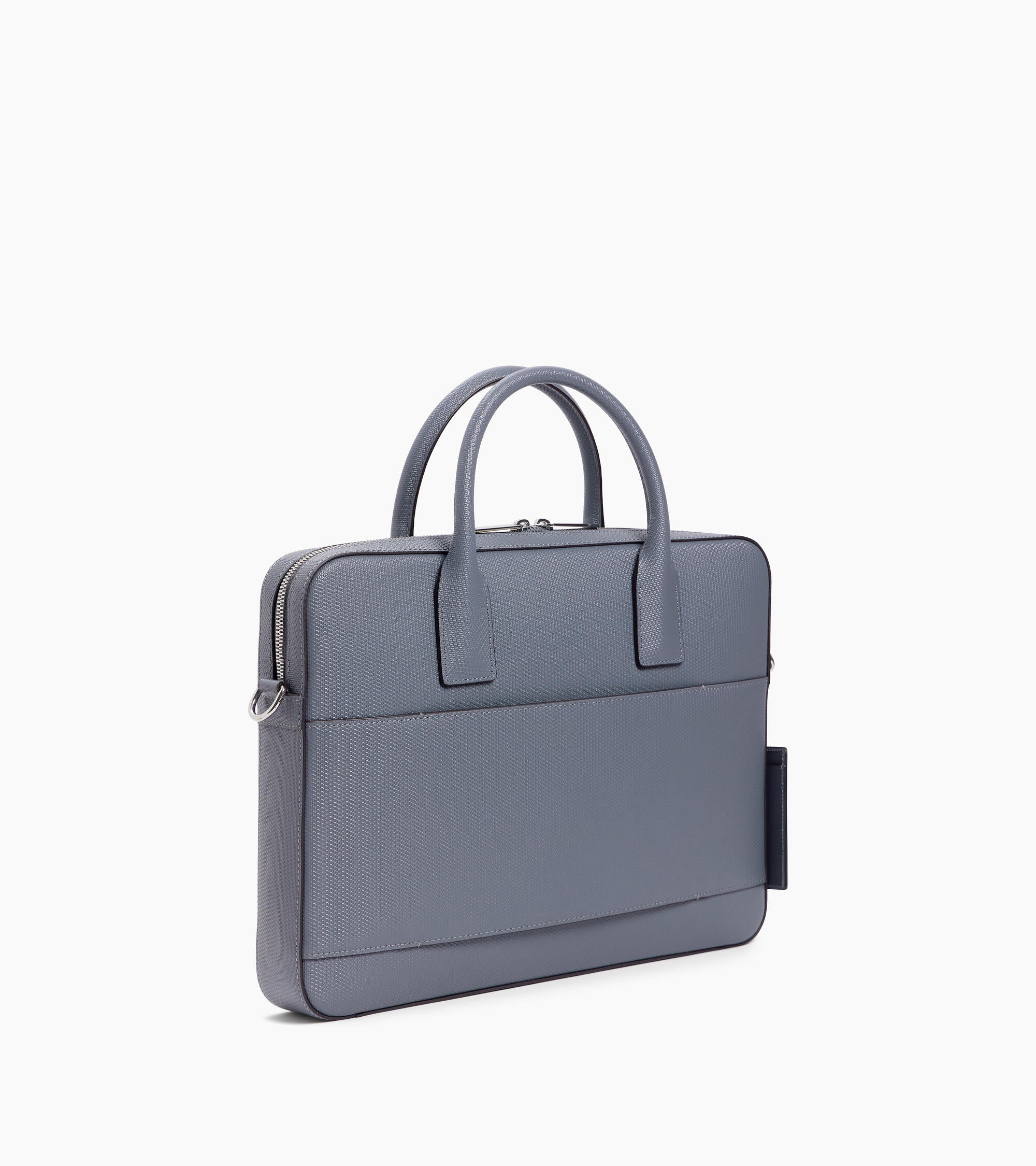 Le Tanneur Emile porte-documents slim 14" cuir Steel Blue