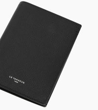 Le Tanneur Lucien grand portefeuille vertical cuir grainé zip