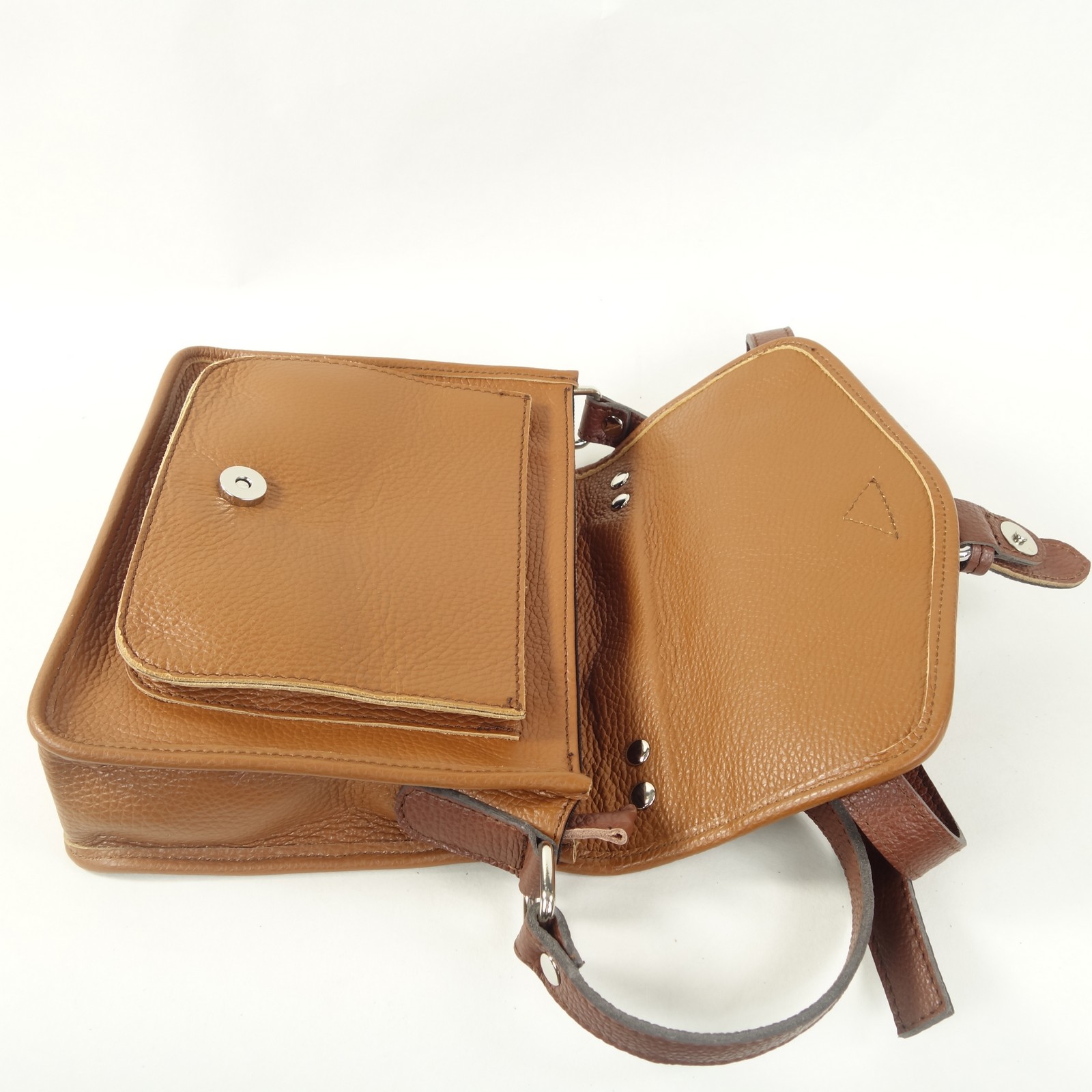 Collection Esprit Cuir Mia sacoche cuir naturel vintage