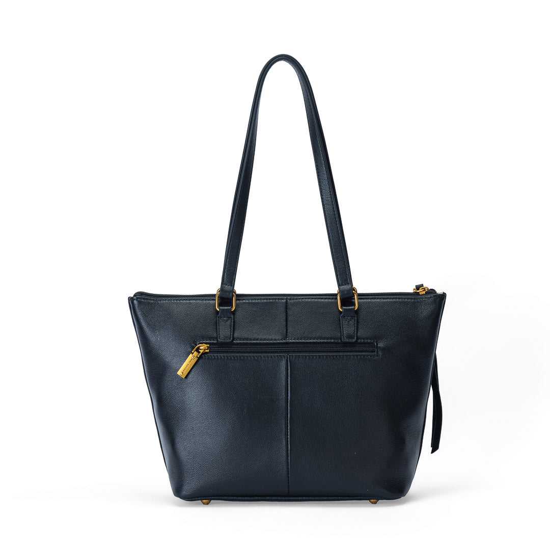 MAC ALYSTER Inès sac cabas cuir Beige/écru vachette