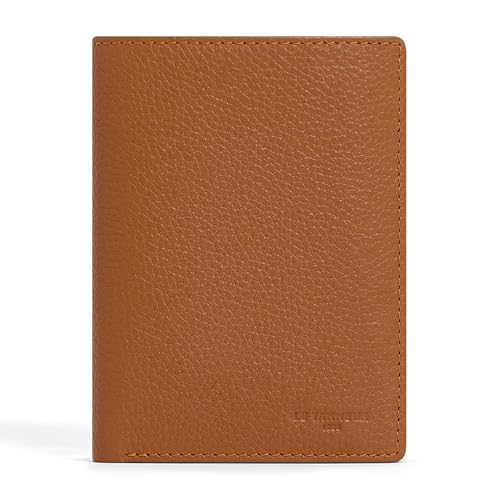 Le Tanneur Charles Portefeuille Zippé Cuir Grainé Noir