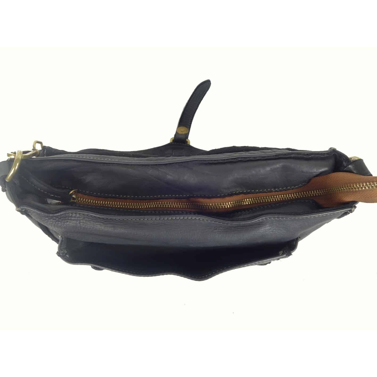 Collection Esprit Cuir ROSITA sac épaule noir cuir