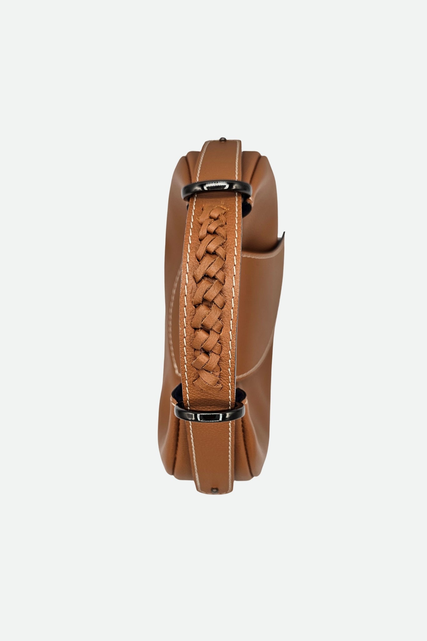 Nodie's Nouvelle Lune Camel Grainé Sac Hobo Cuir
