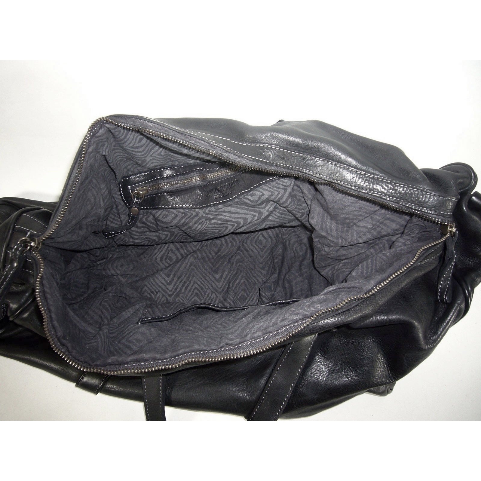 Collection Esprit Cuir ROMEO sac main noir cuir 24h