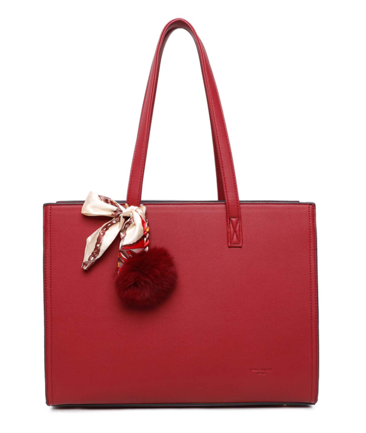 Gallantry Sacs Cabas Tote Bag A4 XL Noir Simili Cuir 38x29cm