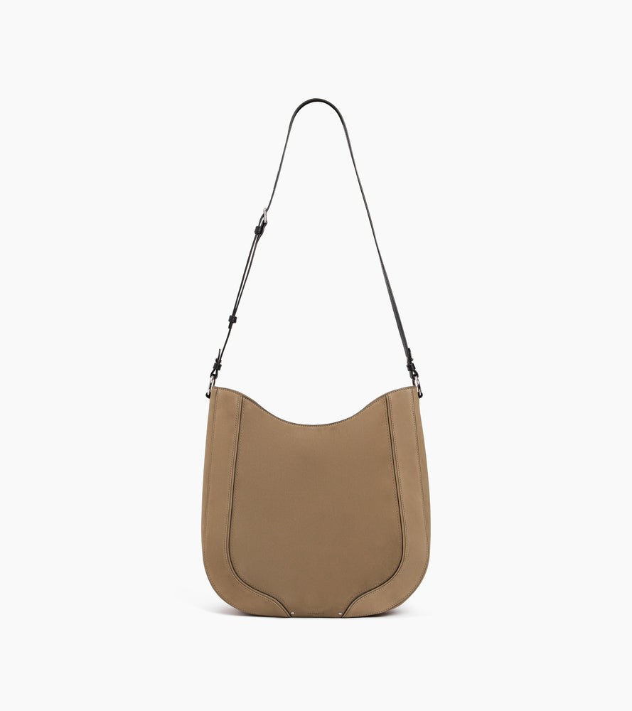 Le Tanneur Ella Sac Hobo Moyen Cuir Lisse Nubuck Femme