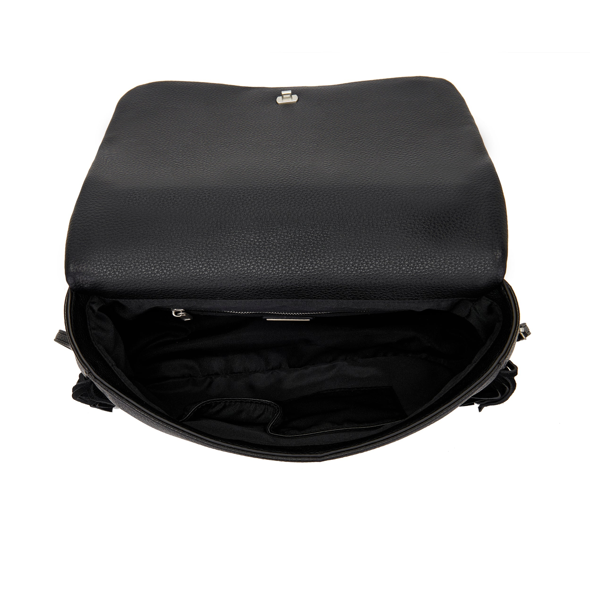 La Carrie Isabel Butterfly sac bandoulière noir matelassé