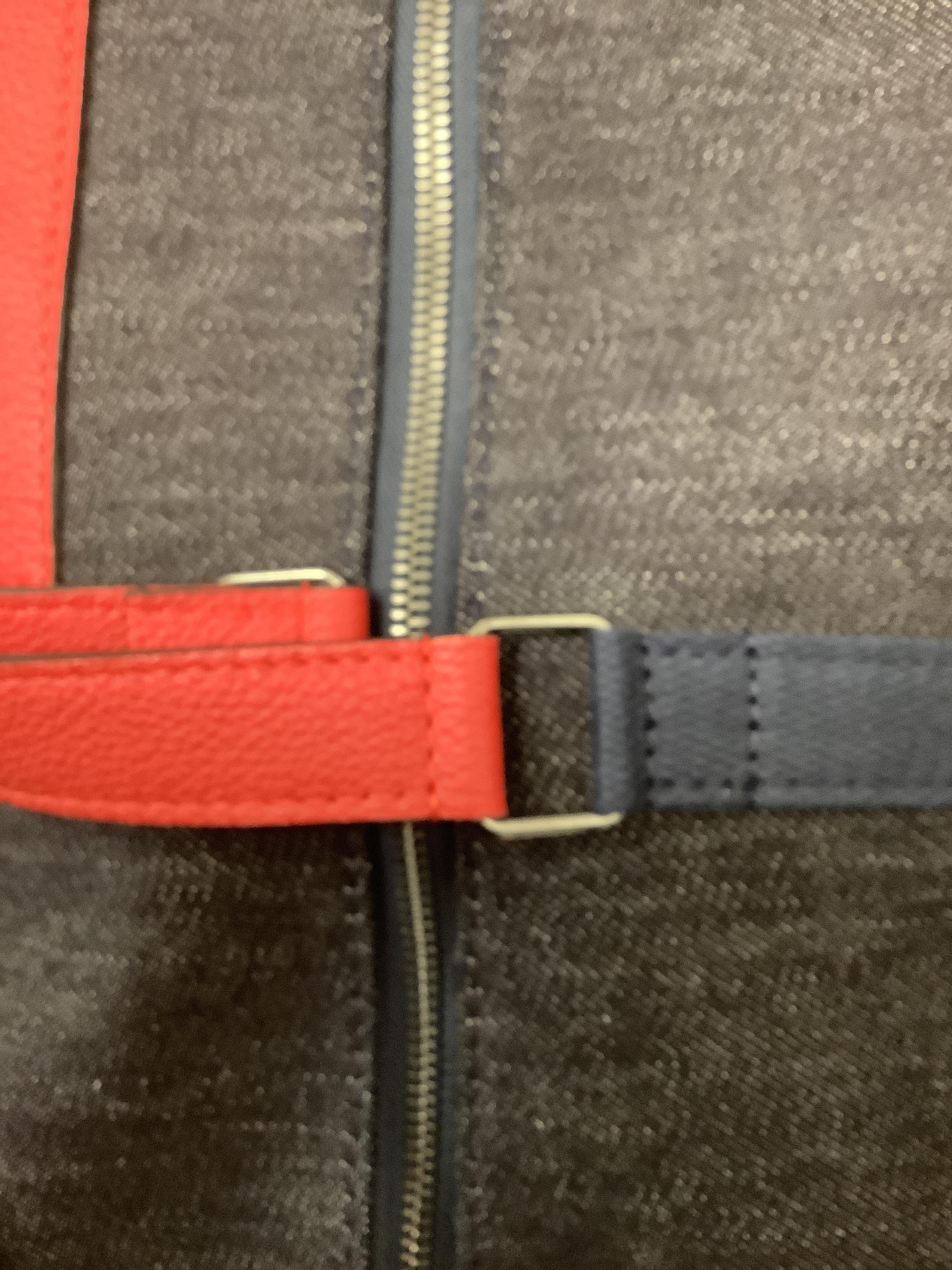 Nodie's Jacques sac de voyage rouge cuir polochon