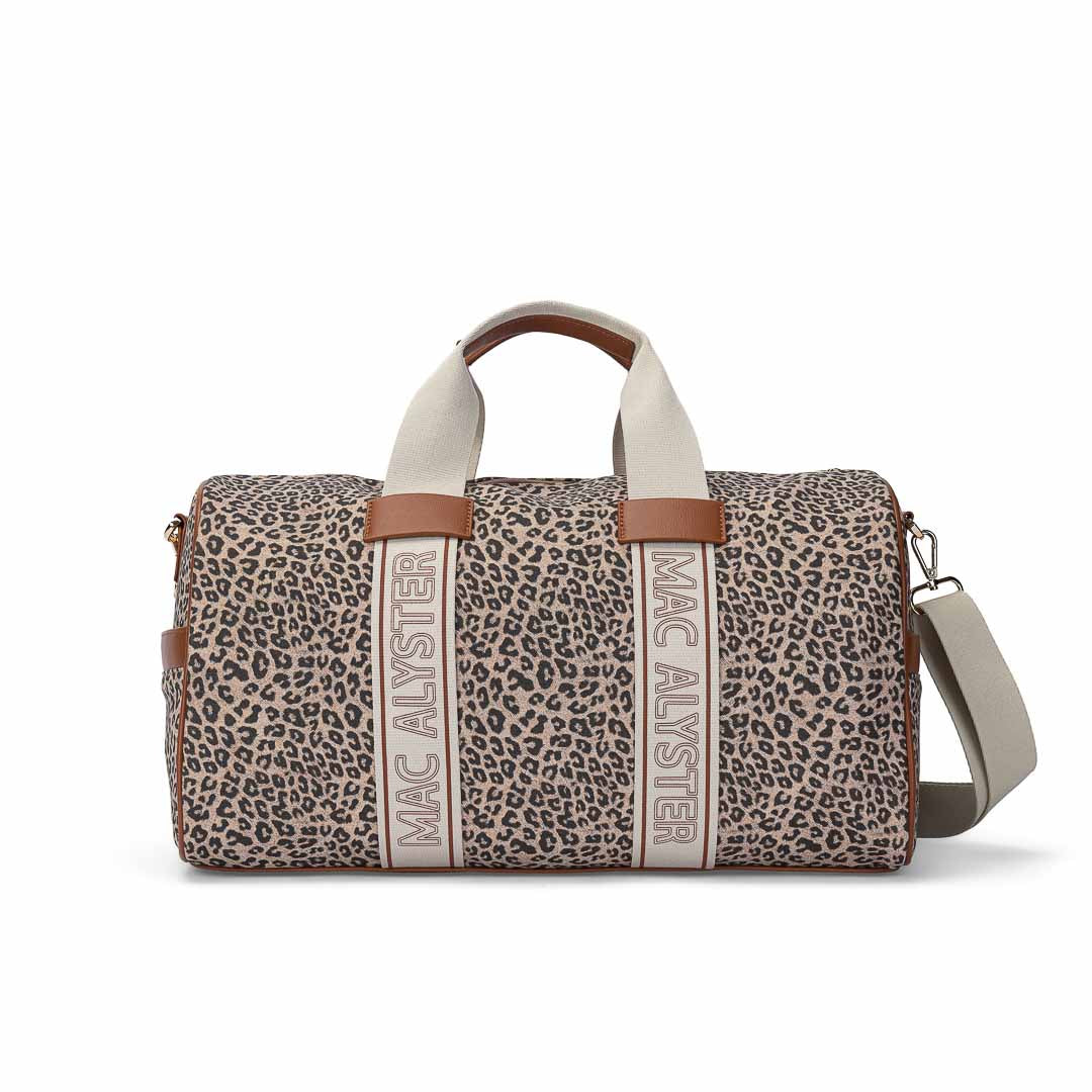 MAC ALYSTER SO CLOVER petit sac bowling léopard 45 cm
