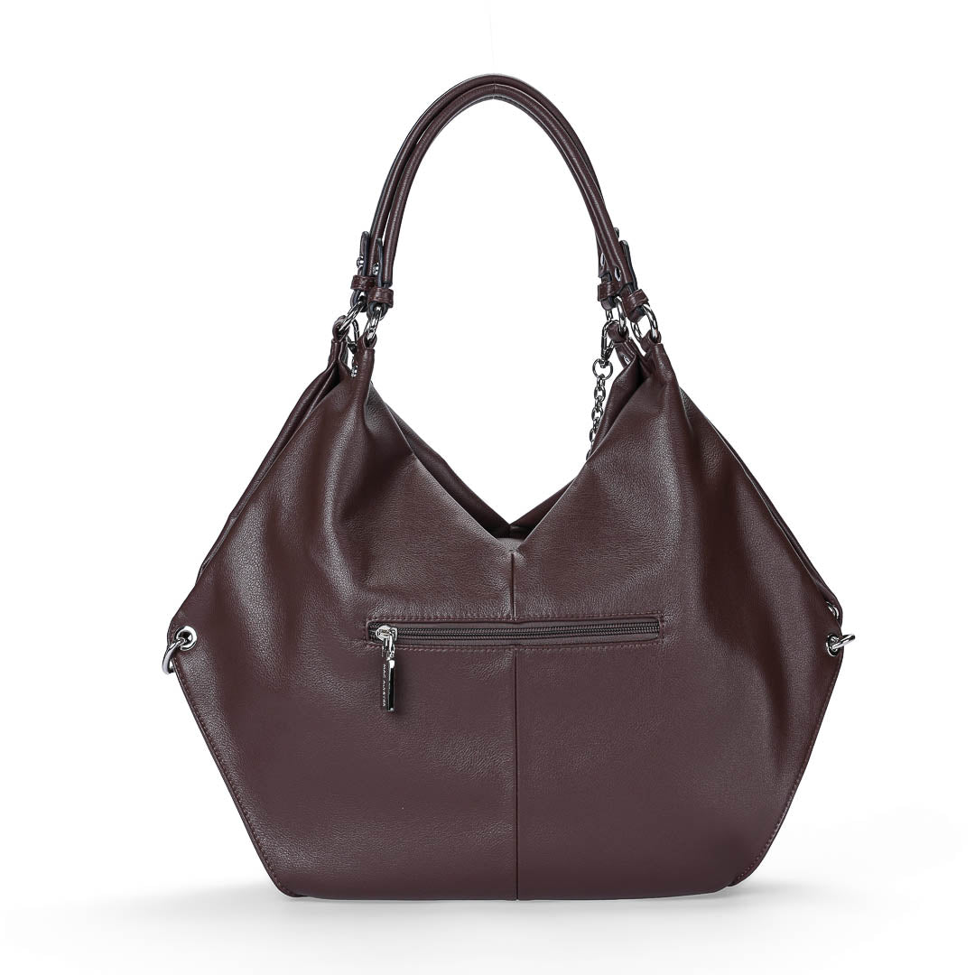 Mac Alyster Milan 2.0 sac cabas femme marron chocolat