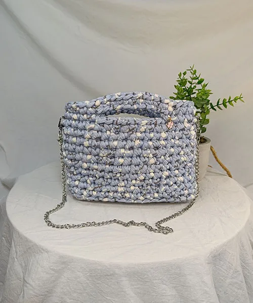 Takiri Harmony TK734 sac à main bleu pastel blanc