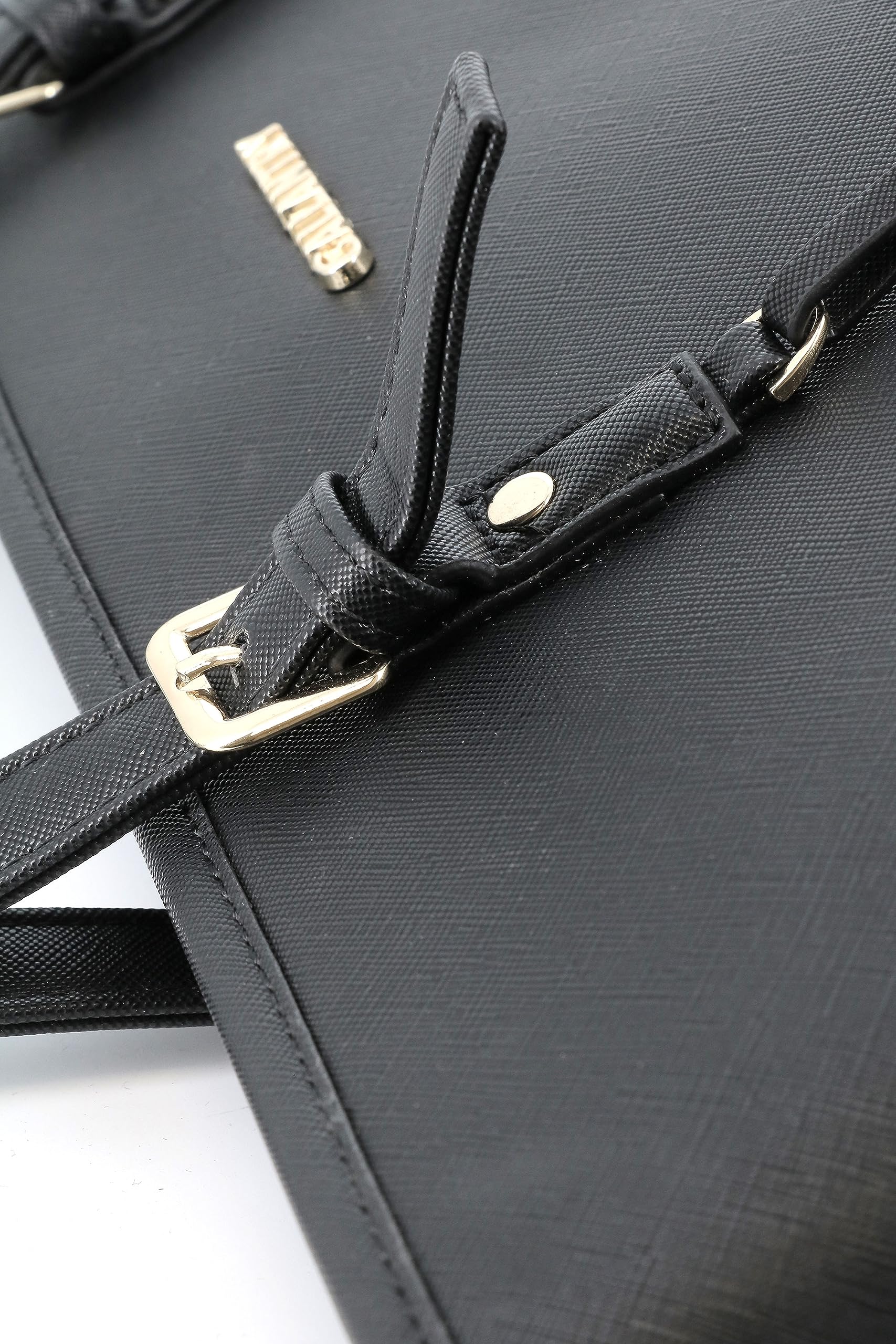 Gallantry Sacs Cabas Tote Bag XL Noir Classique simili cuir