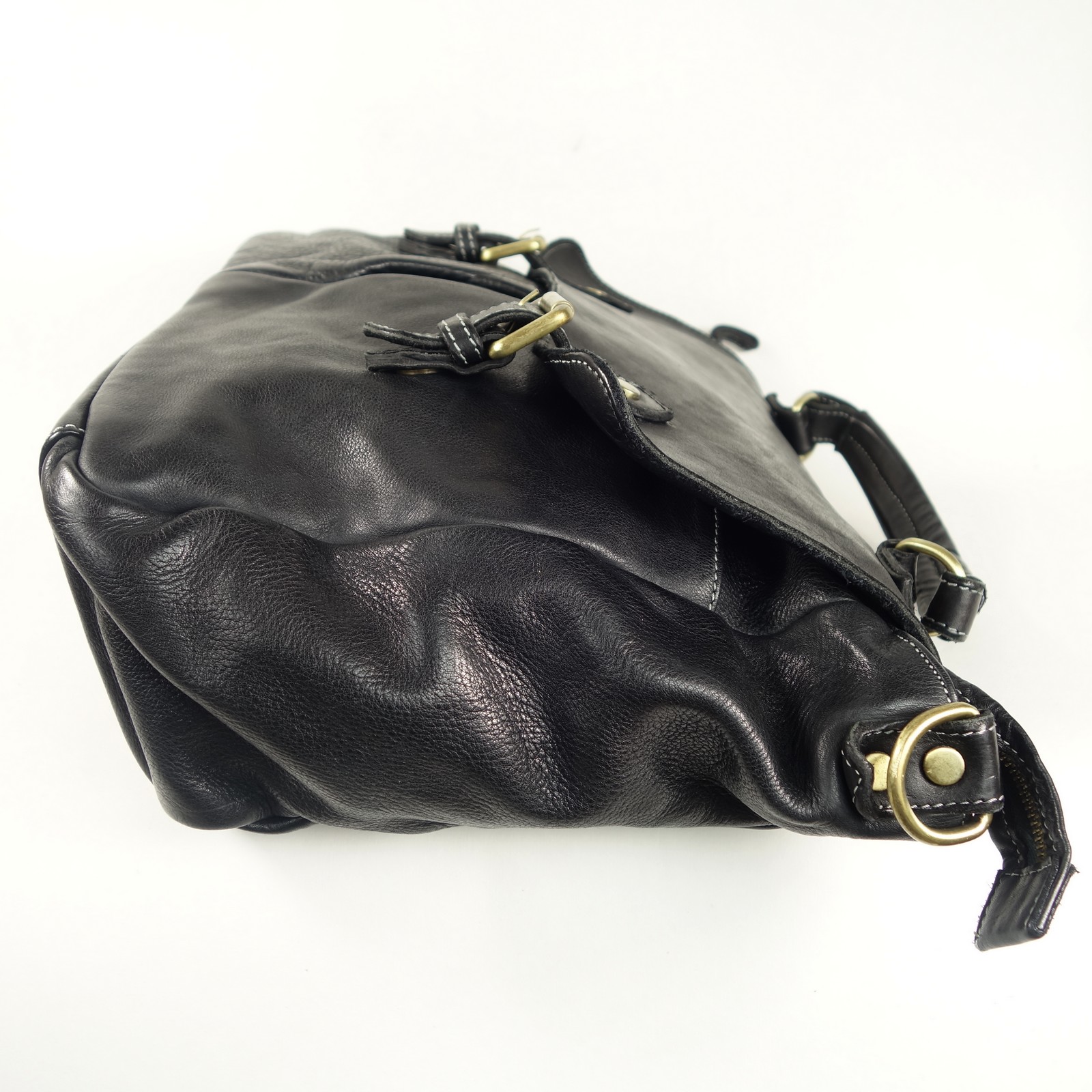 Collection Esprit Cuir TONI sac homme cuir noir vintage PC