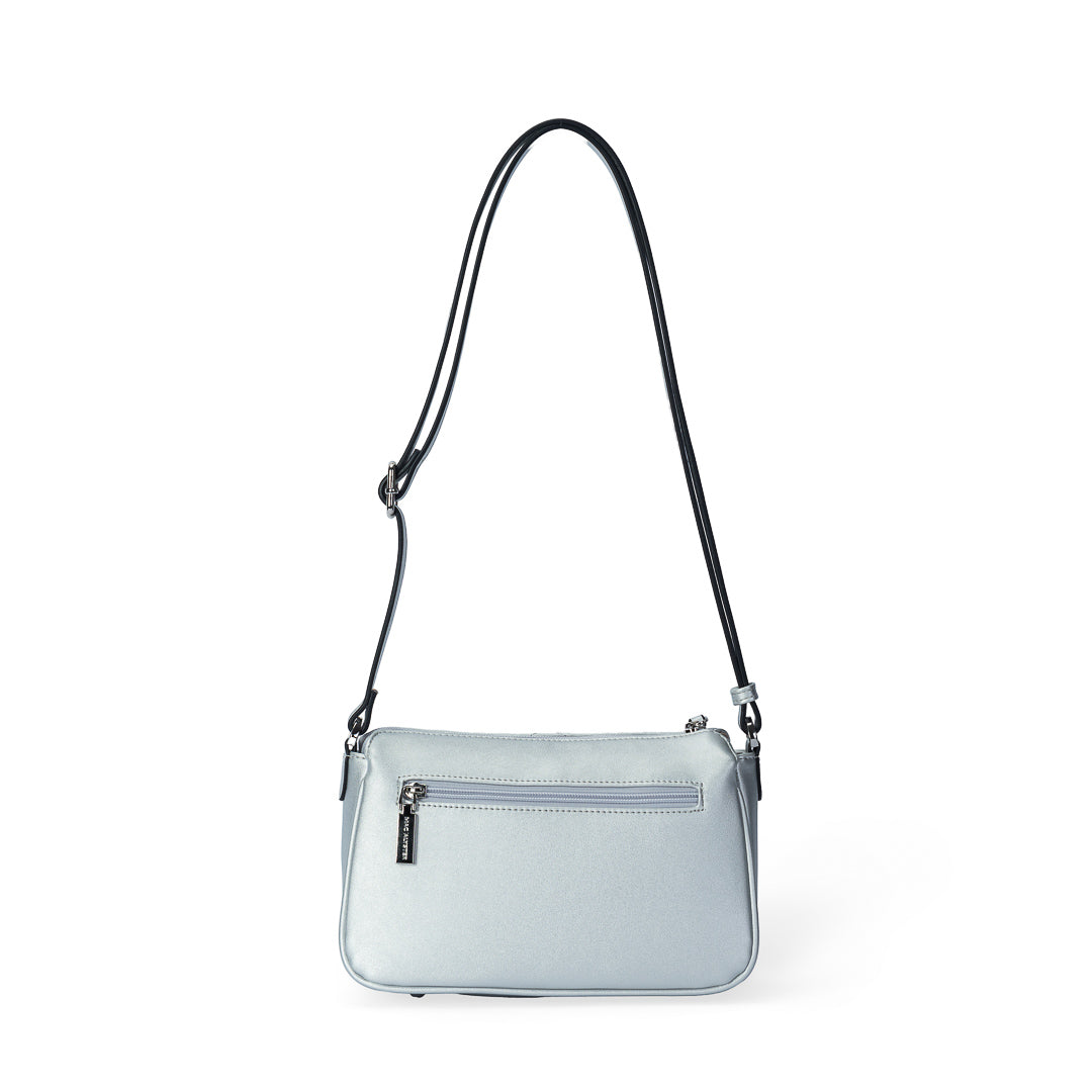 MAC ALYSTER Tentation sac bandoulière argent compact