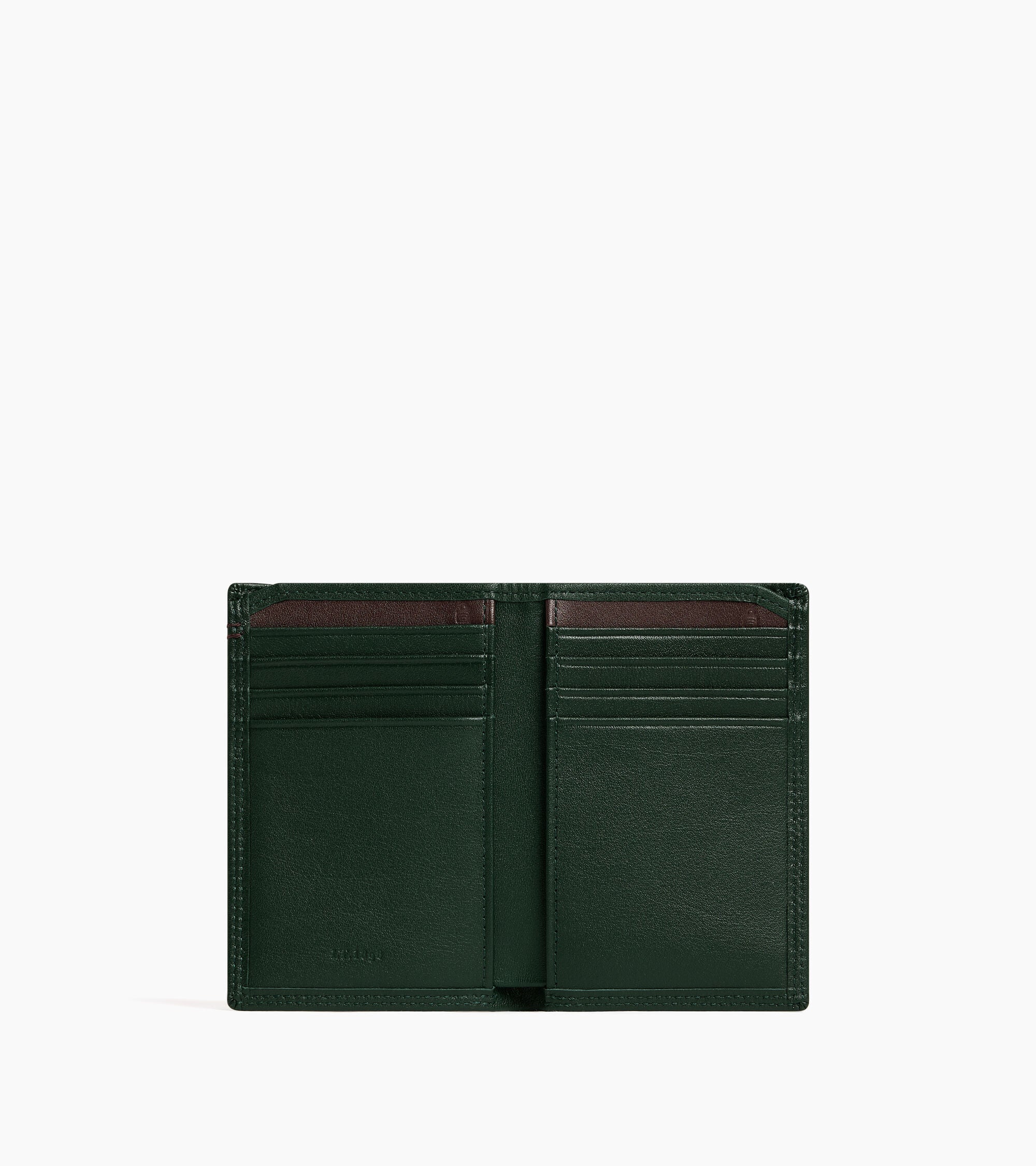 Le Tanneur Martin portefeuille vertical cuir vert RFID