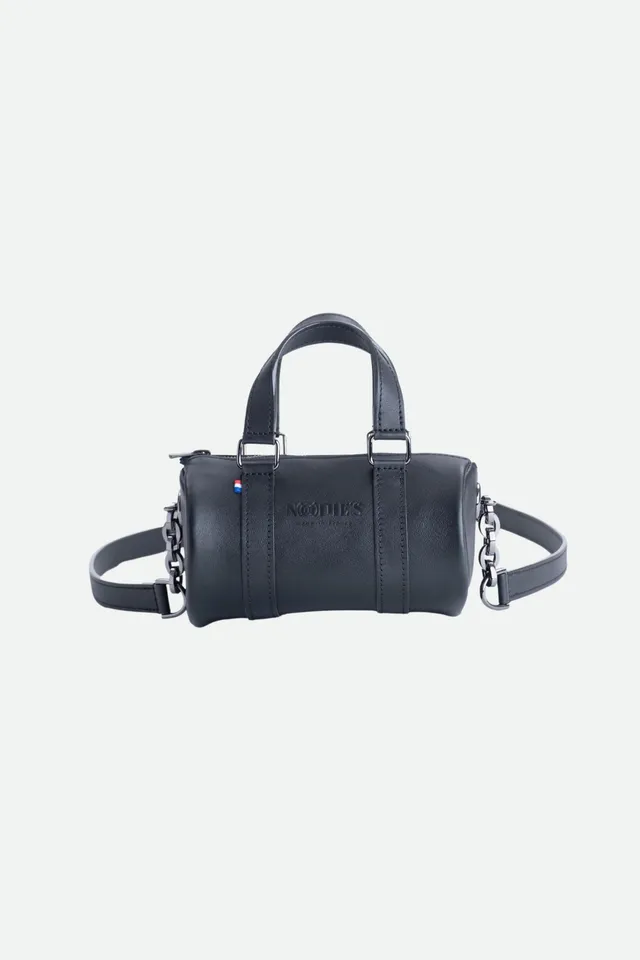 Nodie's Jim Nano noir lisse sac bowling cuir