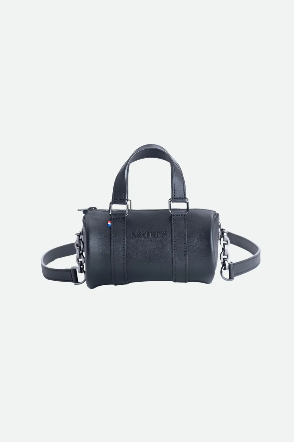 Nodie's Jim Nano noir lisse sac bowling cuir