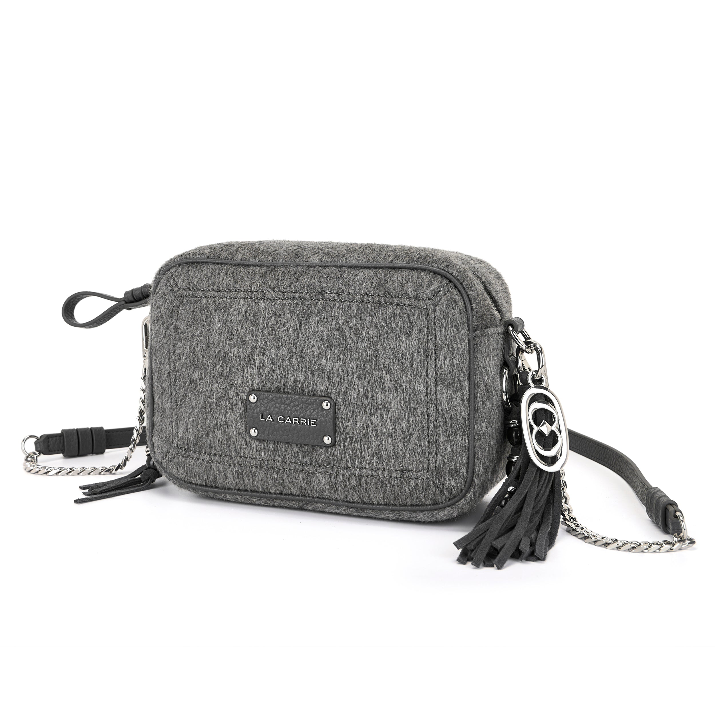 La Carrie Bag Sarner sac épaule gris 23x10x16cm