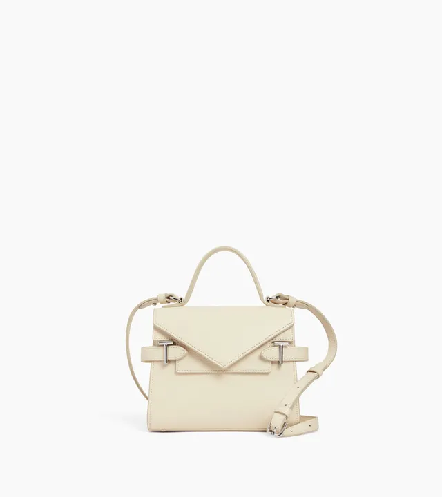 Le Tanneur Emilie petit sac à main cuir fleur de sel