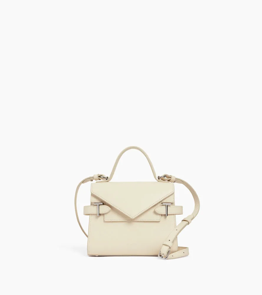 Le Tanneur Emilie petit sac à main cuir fleur de sel