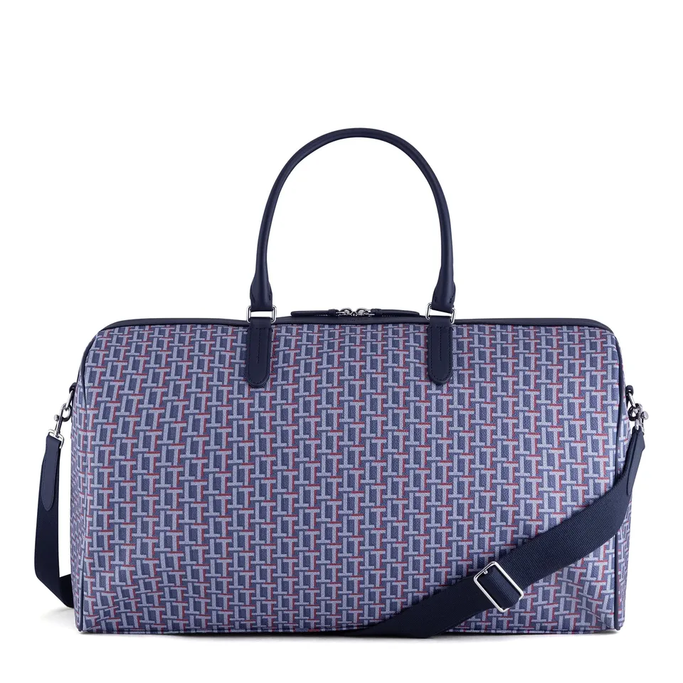 Le Tanneur Camille sac voyage toile cuir 50,5 cm homme